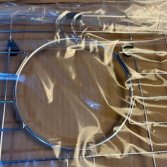 Serene Valley 25-1/4" X 12-1/2“ Sink Grid Rear Drain Corner Radius NLW2513R NEW - Picture 8 of 10